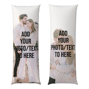 Customized Body Pillow Case Picture Text Throw Pillowcase