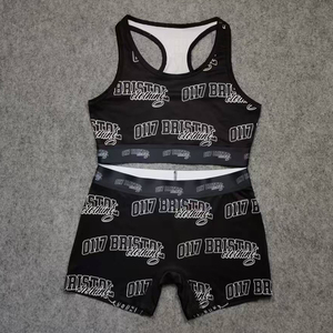 Polyester Knit Leggings and Top Set