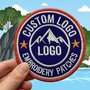 Supplier Designer Size Iron on Applique Embroidered Patches