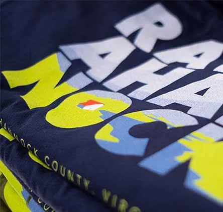 Custom screen printed hospitality aprons and staff uniforms