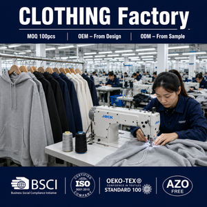 OEM ODM Apparel Manufacturing Premium Garment Processing Factory Bulk Production Custom Clothing Manufacturing by Design