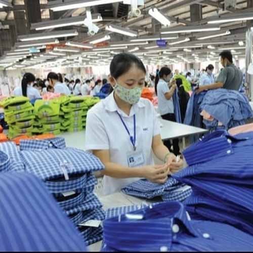 Quality control team examining intimate apparel finished products