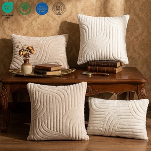 Vintage Cotton Pillow Case Comfortable Stripe Pattern For Living Room Pillow Wholesale Cushion Cover